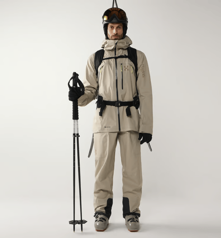 Haglöfs Nallo Touring Gtx Jacket Men Chalk Beige Haglöfs