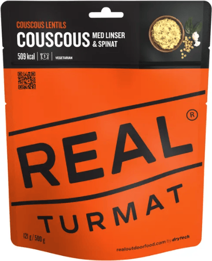 Real Turmat Couscous Med Linser Og Lime (Vegetar) 500g Real Turmat