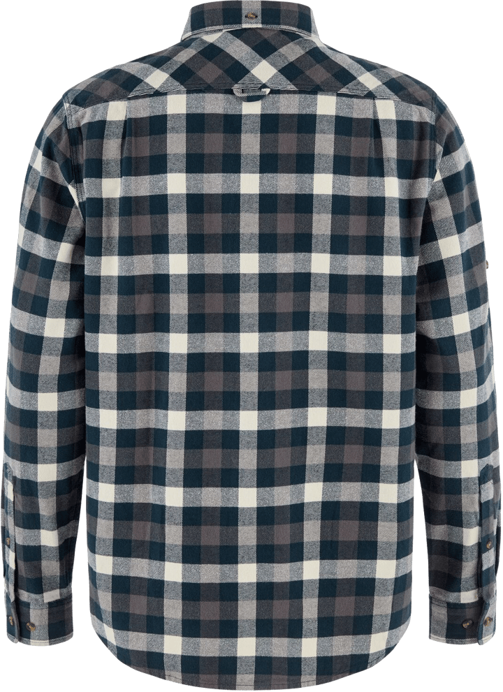 Fjällräven Men's Skog Relaxed Shirt Dark Navy/Chalk White Fjällräven