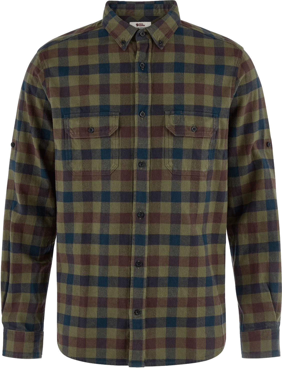 Fjällräven Men's Skog Relaxed Shirt Laurel Green/Dark Navy