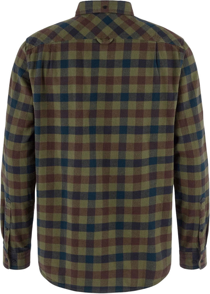 Fjällräven Men's Skog Relaxed Shirt Laurel Green/Dark Navy Fjällräven