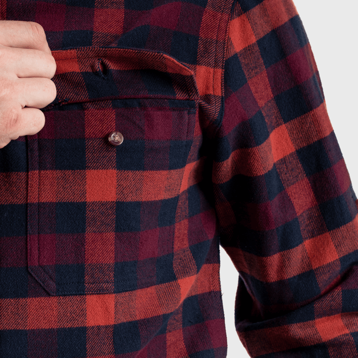 Fjällräven Men's Skog Shirt Chalk White-black Oak Fjällräven