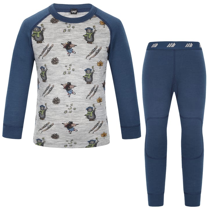 Skogstad K Månelyst Merinoull Sett Dark Denim Skogstad
