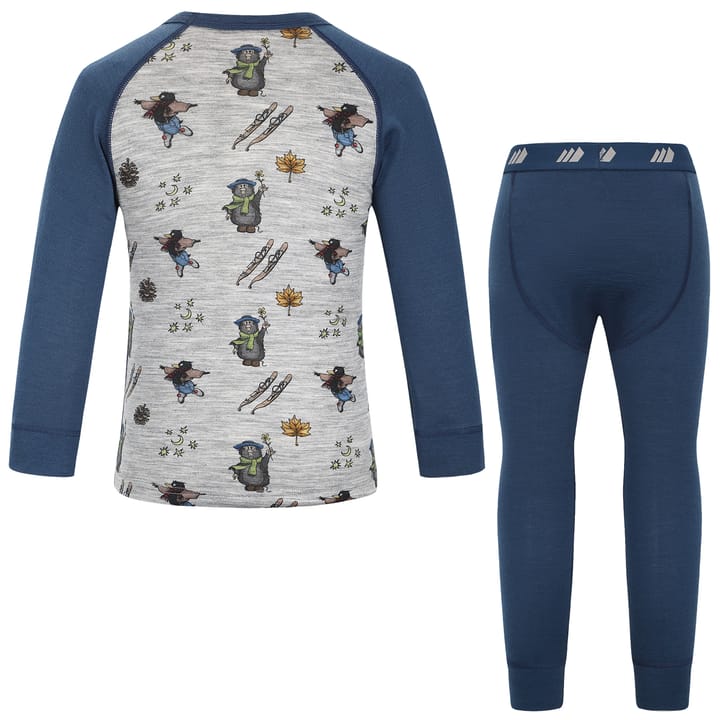 Skogstad K Månelyst Merinoull Sett Dark Denim Skogstad