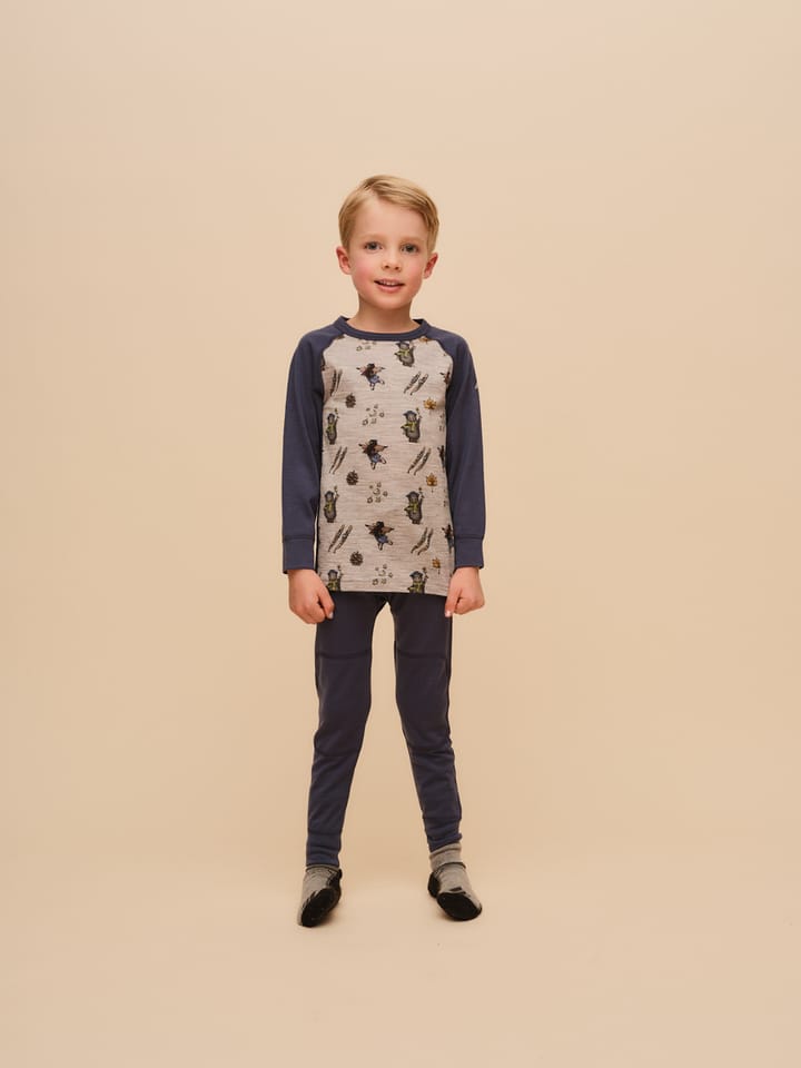 Skogstad K Månelyst Merinoull Sett Dark Denim Skogstad