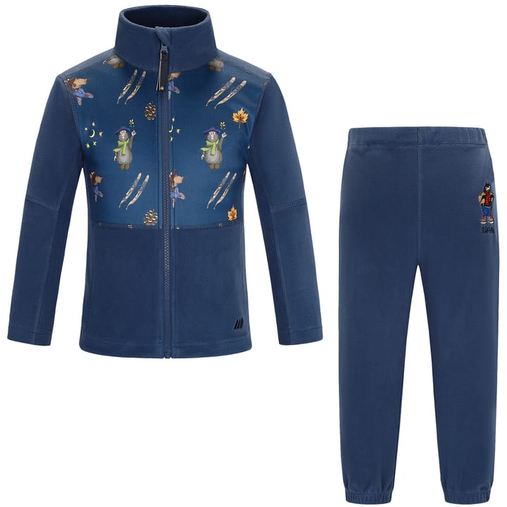 Skogstad K Alvdal Microfleece Sett Dark Denim Skogstad