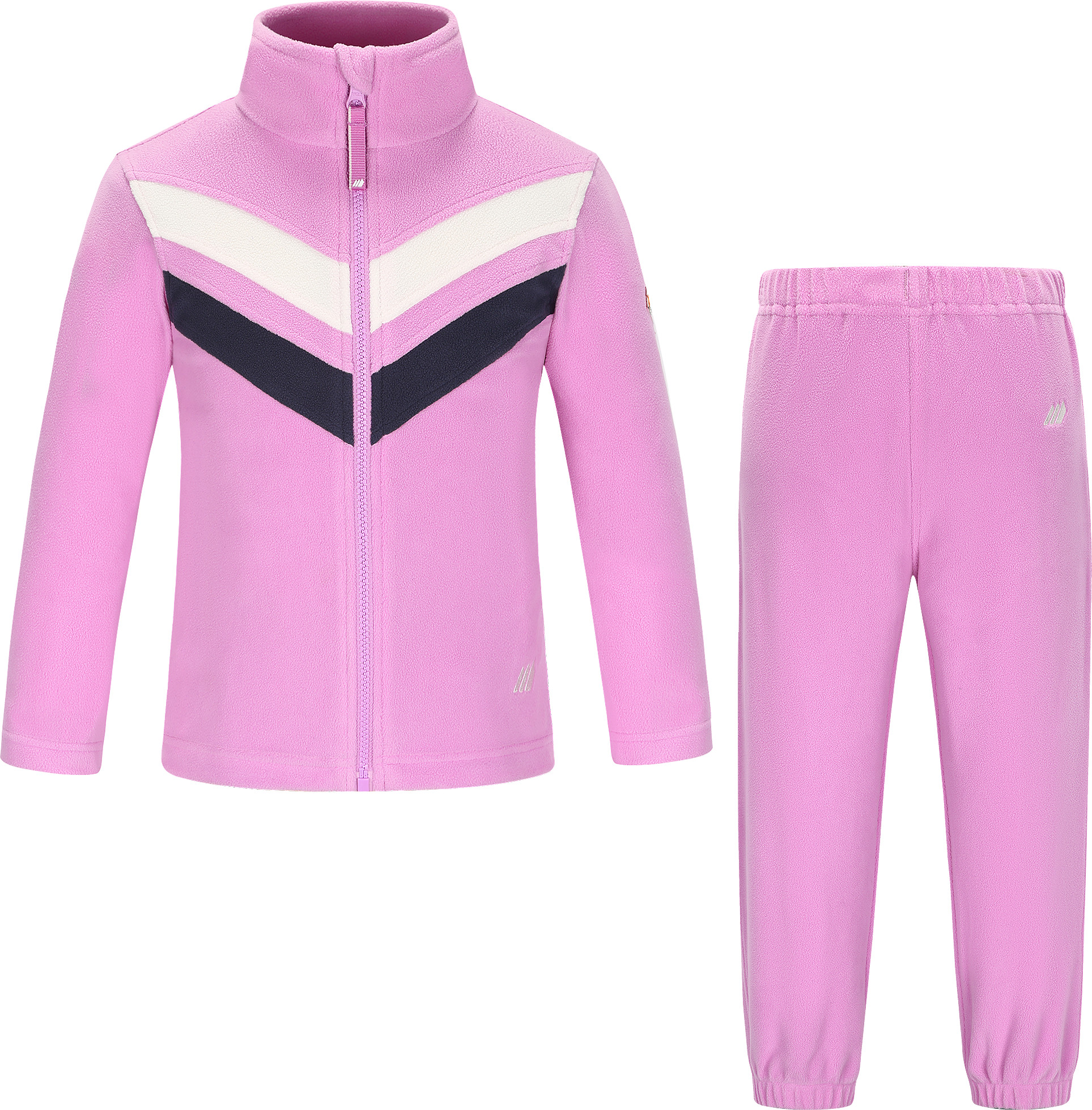 Skogstad Kids' Fongen Microfleece Sett Bright Purple