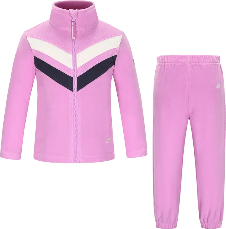 Skogstad Kids' Fongen Microfleece Sett Bright Purple Skogstad