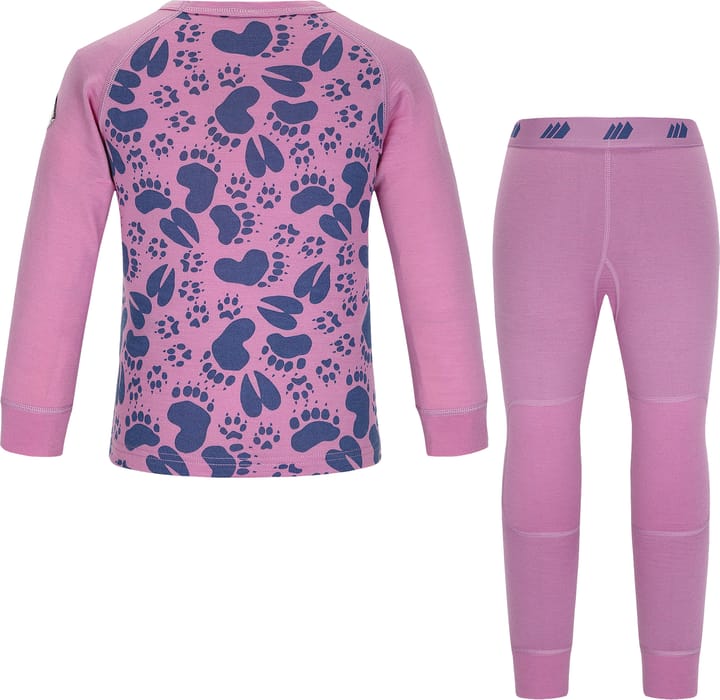 Skogstad Kids' Loppa Merinoull Sett Bright Purple Skogstad