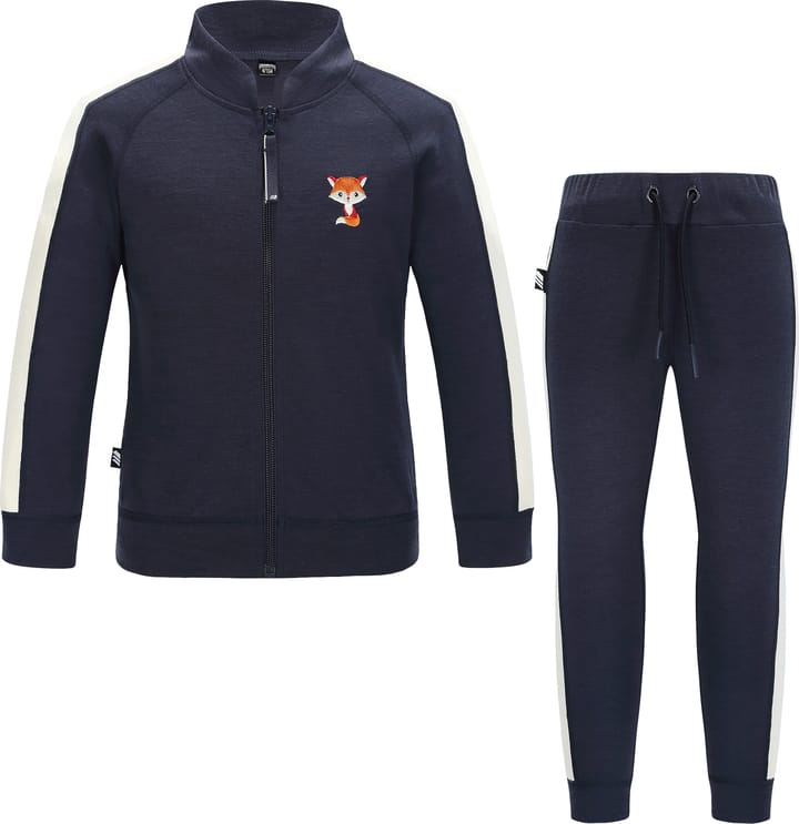 Skogstad Kids' Mogen Merinoull Blanding Sett Parisian Night Skogstad