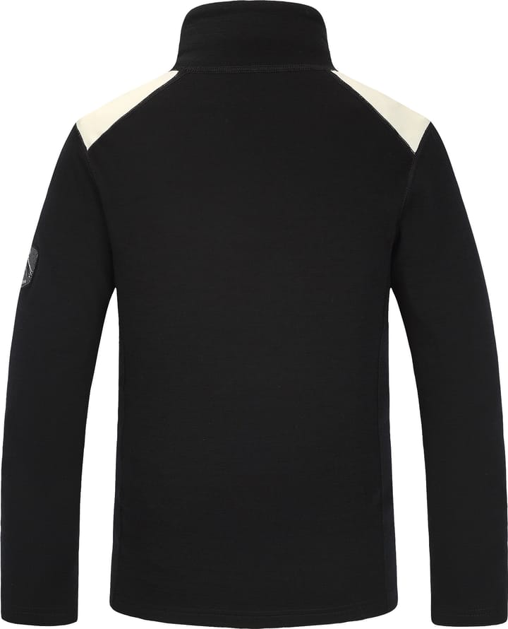 Skogstad Juniors' Gausta Merinoull Blanding Half-Zip Black Skogstad