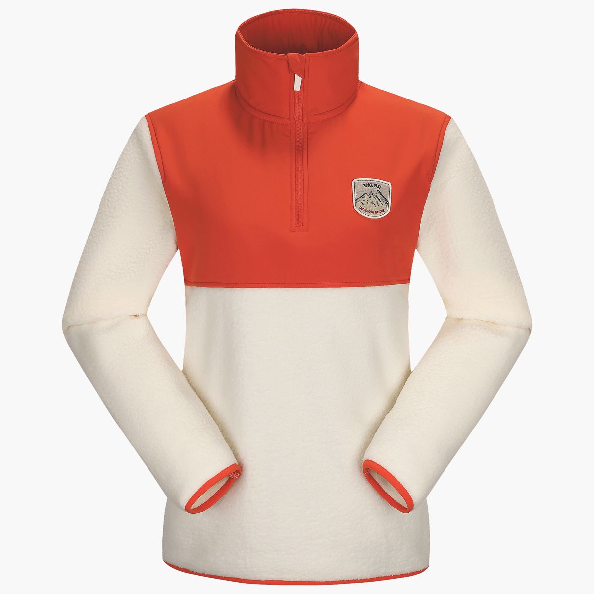 Skogstad W Nautgardstinden Pilefleece Half-Zip Tomato