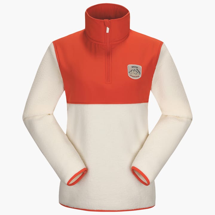 Skogstad W Nautgardstinden Pilefleece Half-Zip Tomato Skogstad