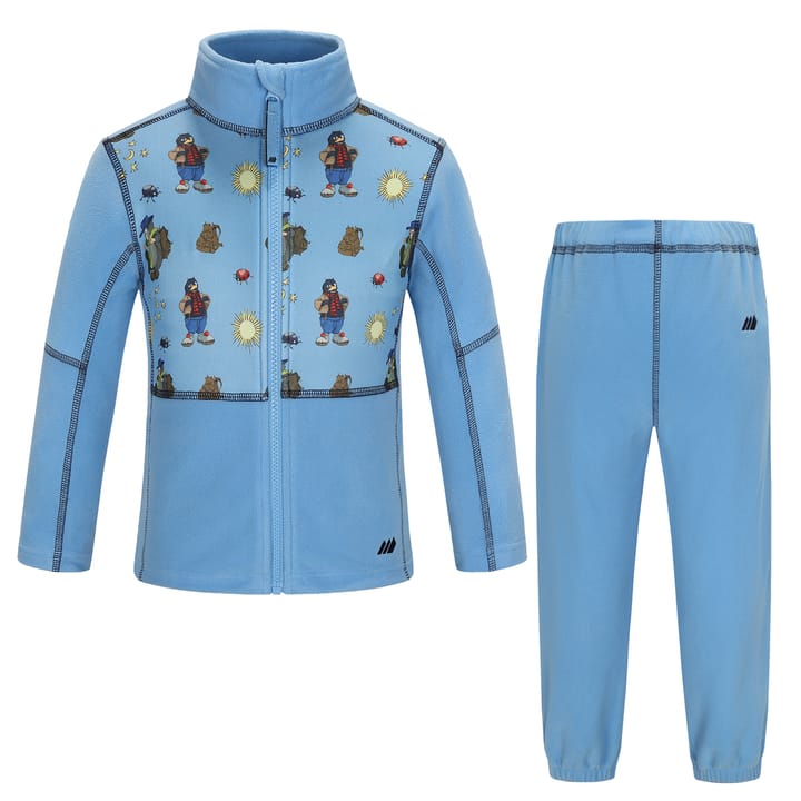 Skogstad K Alvdal Microfleece Sett Cloud Blue Skogstad