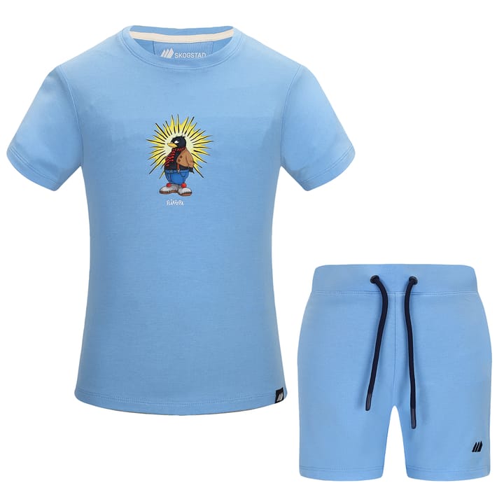 Skogstad K Myrullbråten Bambus Viskose Sett Cloud Blue Skogstad