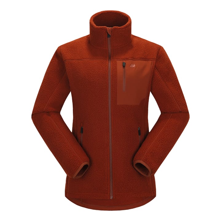 Skogstad W Hjertås Pilefleece Jakke Brandy Brown Skogstad