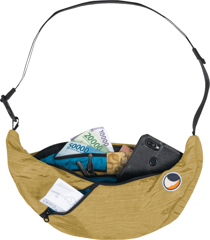 Ticket to the Moon Tttm Upcycled Sling Bag Premium Gold Ticket to the Moon