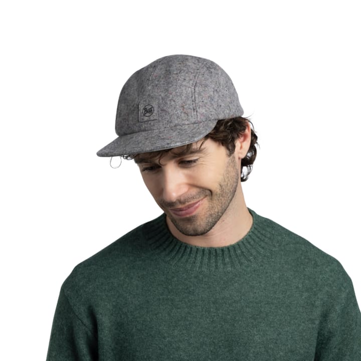 Buff Merino Upcycled Cap  Grey Buff