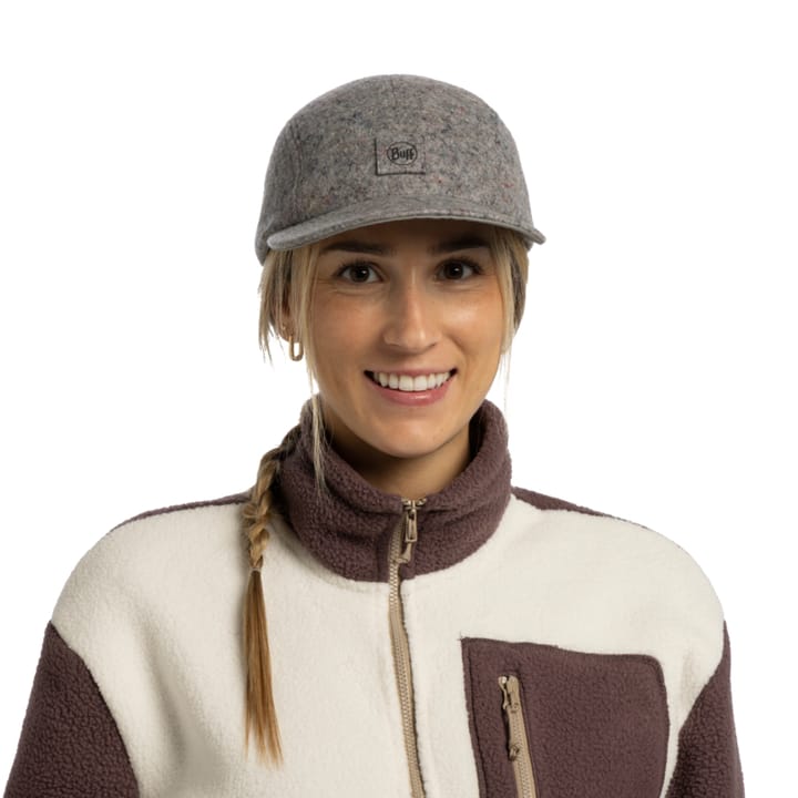 Buff Merino Upcycled Cap  Grey Buff