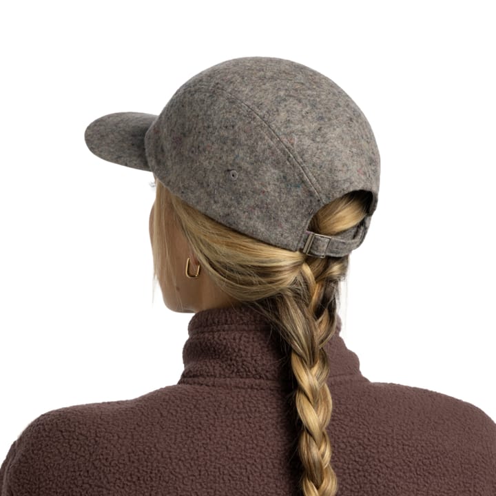 Buff Merino Upcycled Cap  Grey Buff