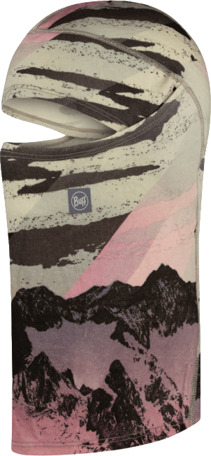 Buff Merino Midweight Hinged Balaclava Strat Multi