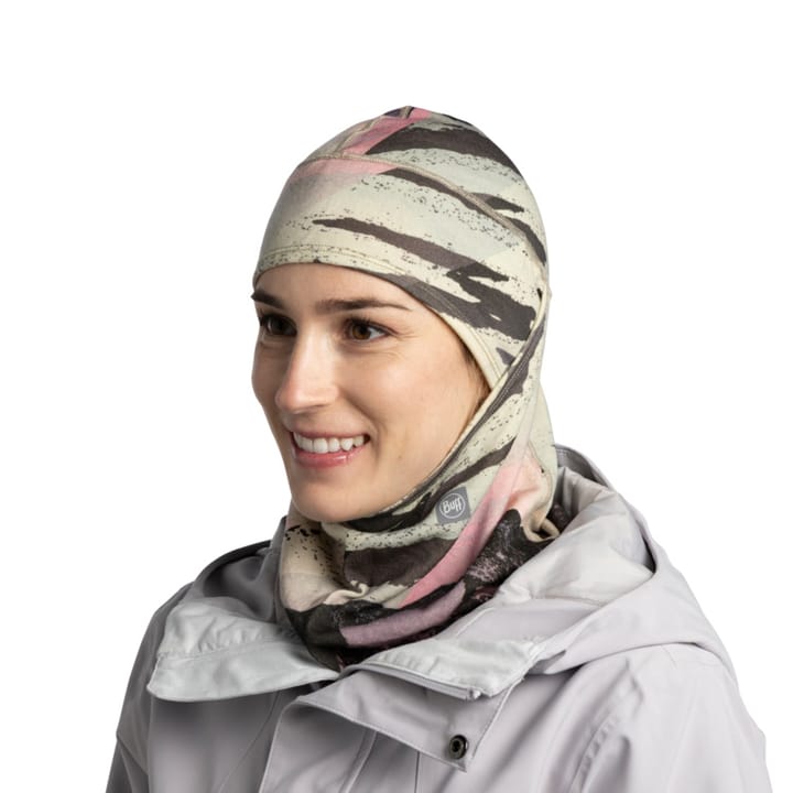 Buff Merino Midweight Hinged Balaclava Strat Multi Buff