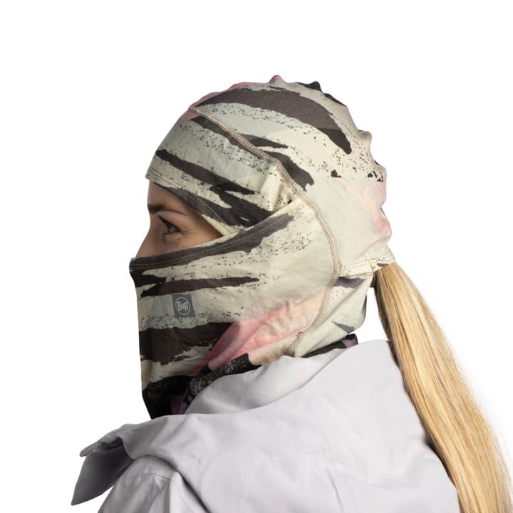 Buff Merino Midweight Hinged Balaclava Strat Multi Buff