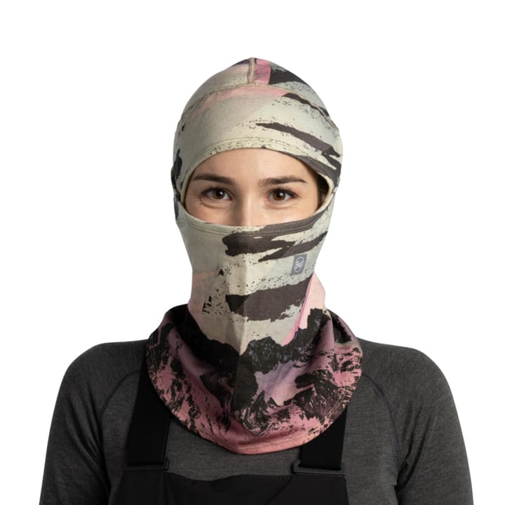 Buff Merino Midweight Hinged Balaclava Strat Multi Buff