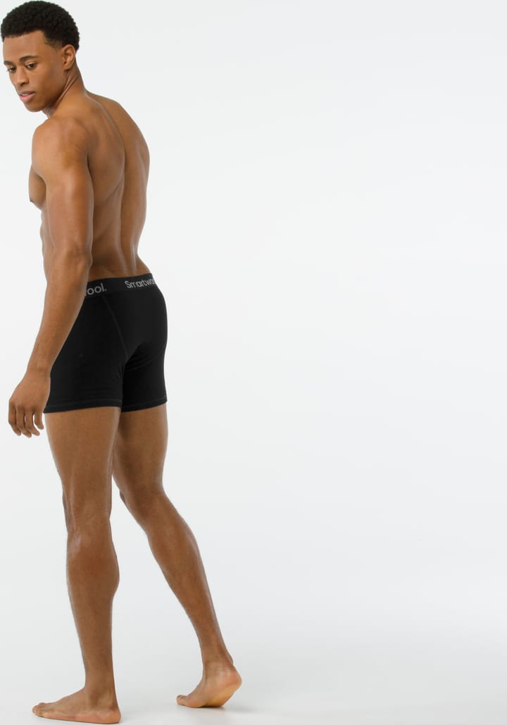 Smartwool Men's Merino Boxer Brief Boxed Black Smartwool