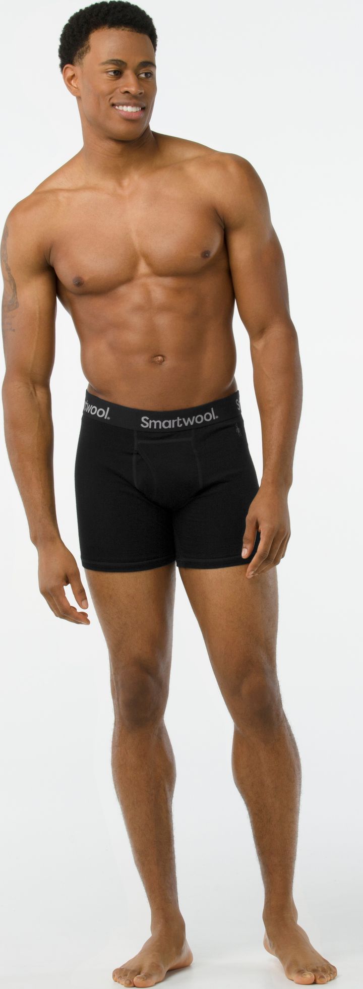 Men's Merino Boxer Brief Boxed Black Smartwool