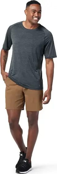 Men's Merino Sport Ultralite Short Sleeve Charcoal Heather Smartwool