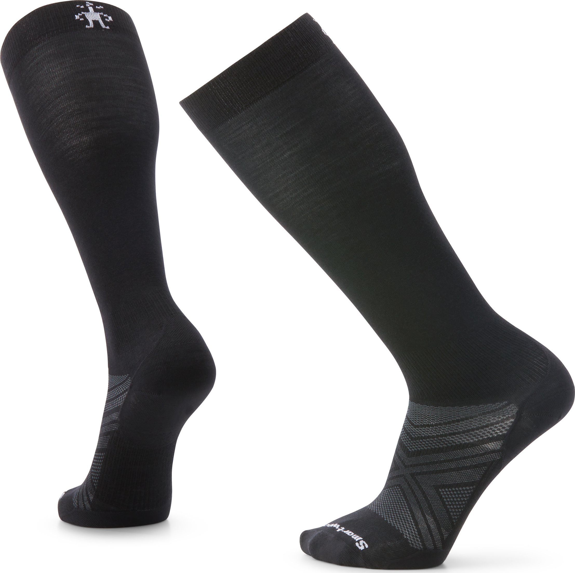 SmartWool Unisex Ski Zero Cushion Over The Calf Socks Black