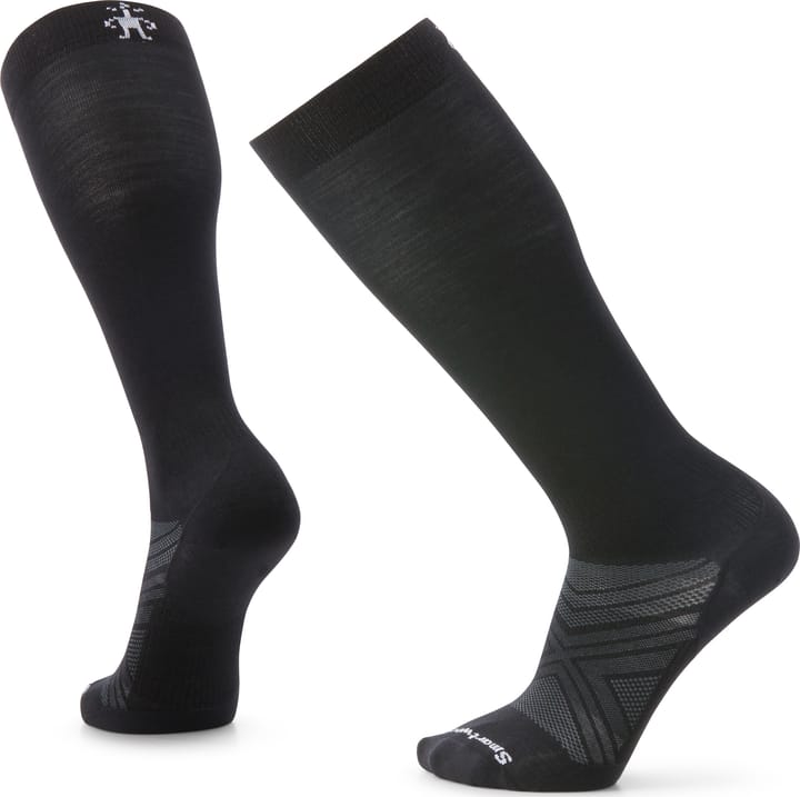 Smartwool Unisex Ski Zero Cushion Over The Calf Socks Black Smartwool