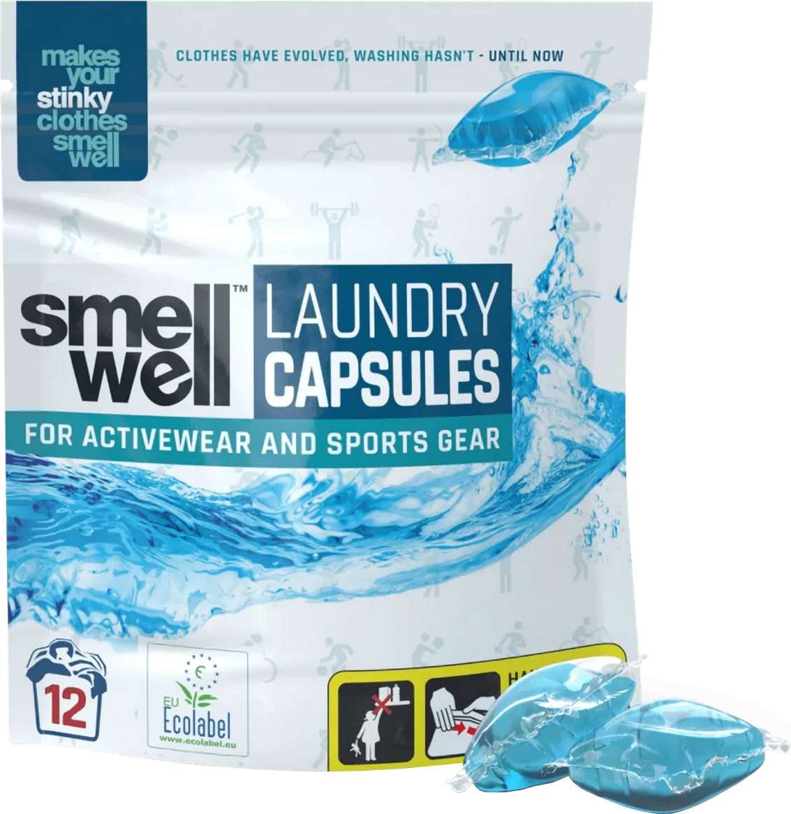 Smell Well Laundry Capsules NoColour