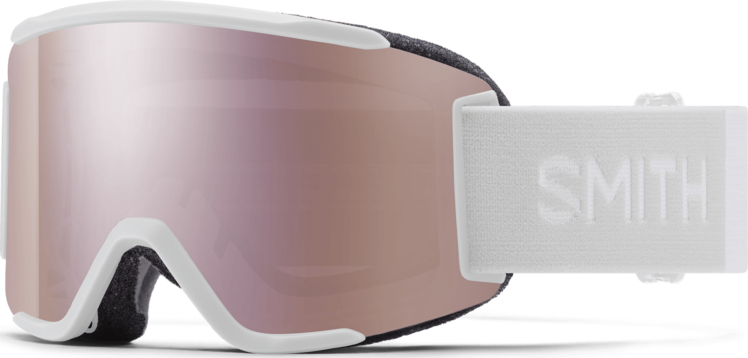 Smith Unisex Squad S White Vapor/ChromaPop Everyday Rose Gold Mirror