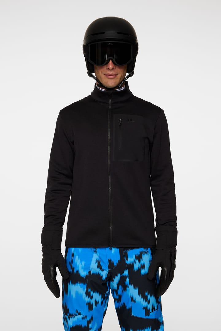 J.Lindeberg Men's Wayne Polartec Mid Layer Black J.Lindeberg J.Lindeberg Men's Wayne Polartec Mid Layer Black J.Lindeberg