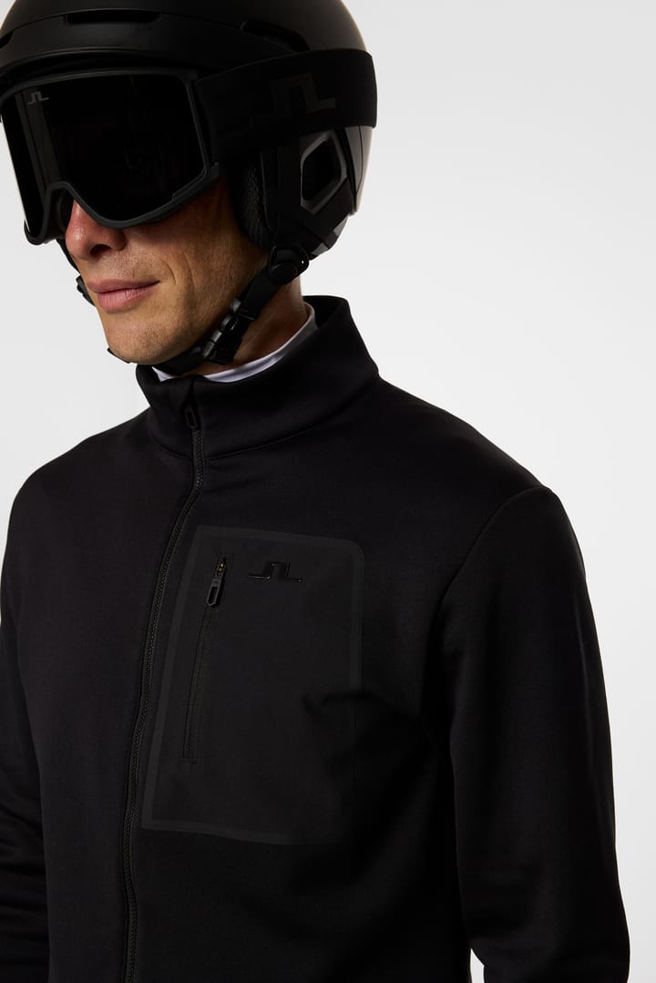 J.Lindeberg Men's Wayne Polartec Mid Layer Black J.Lindeberg J.Lindeberg Men's Wayne Polartec Mid Layer Black J.Lindeberg