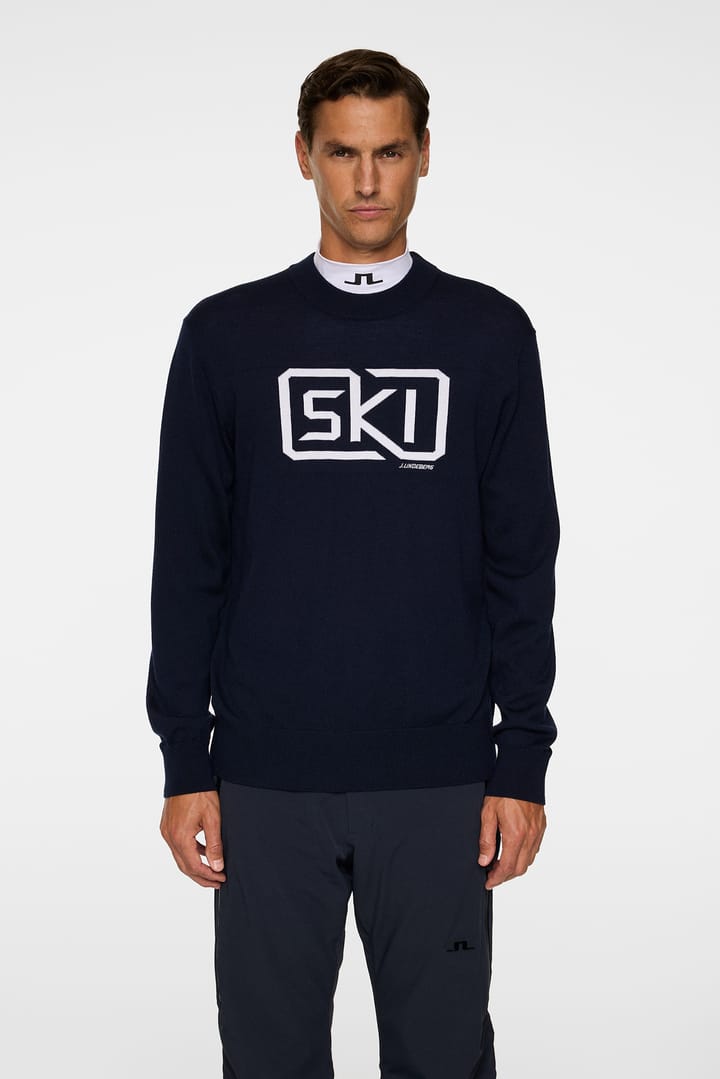 J.Lindeberg Men's William Knitted Sweater JL Navy J.Lindeberg J.Lindeberg Men's William Knitted Sweater JL Navy J.Lindeberg