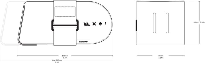 USWE Tool Saddle Bag Black USWE USWE Tool Saddle Bag Black USWE