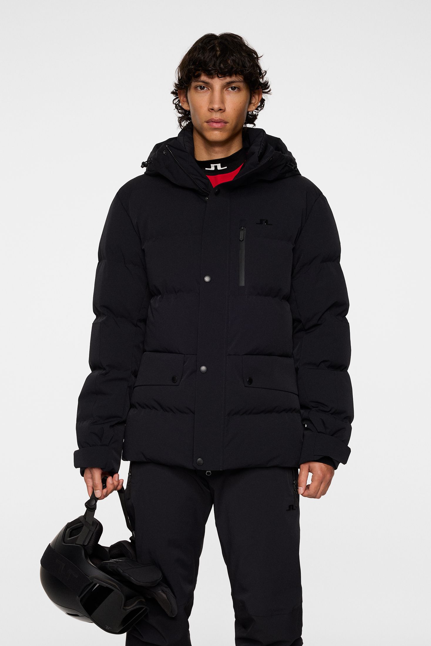 J.Lindeberg Men's Leo Down Jacket Black | Buy J.Lindeberg Men's