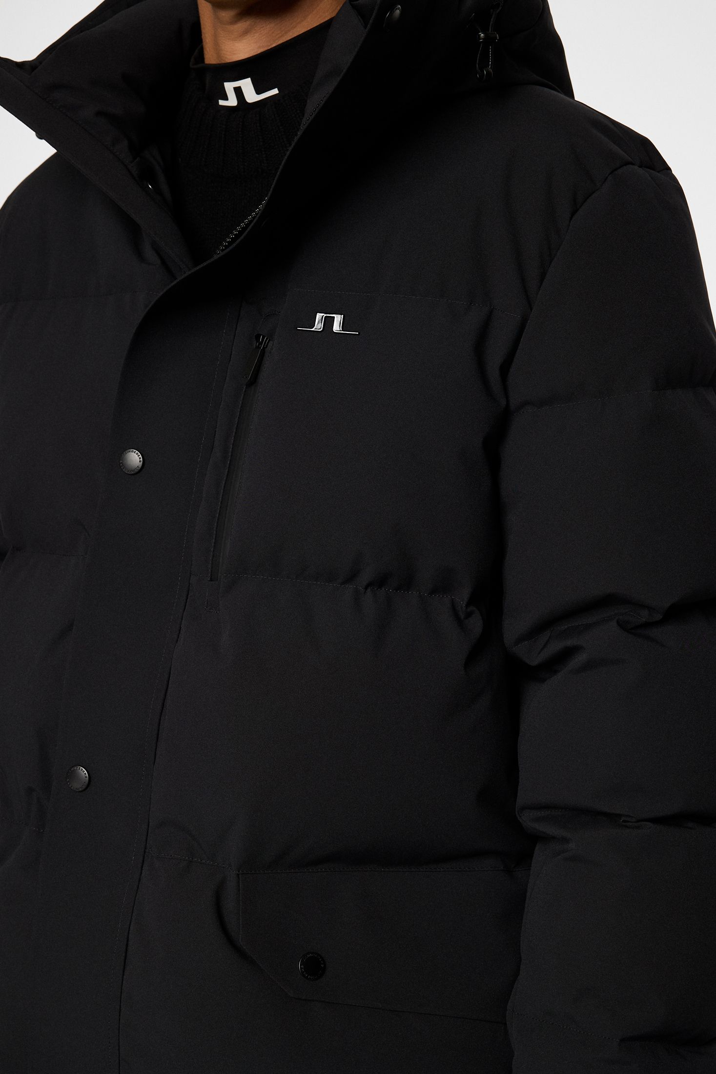 J.Lindeberg Men's Knox Down Parka Black | Buy J.Lindeberg Men's