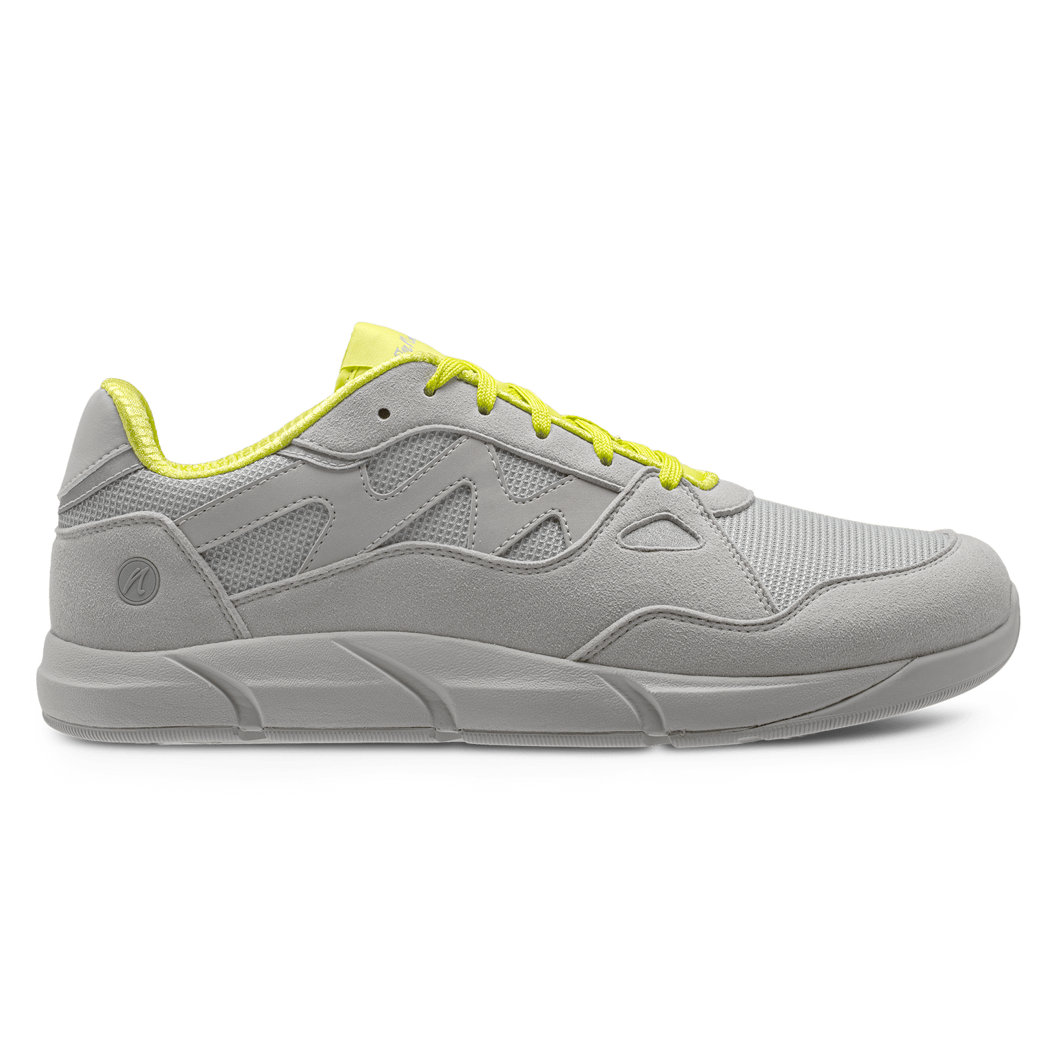 Joe Nimble Men's Sneaker Addict Gray/yellow