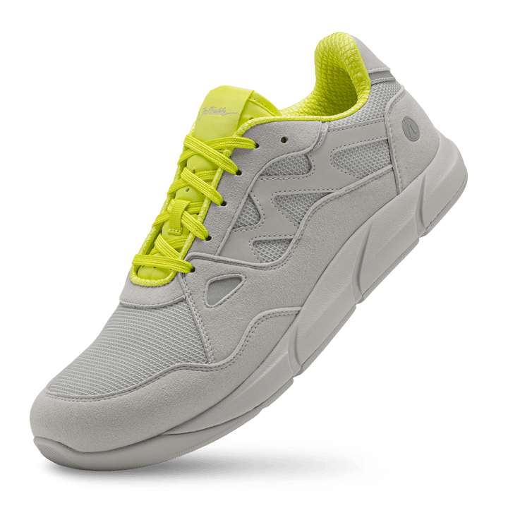 Joe Nimble Men's Sneaker Addict Gray/yellow Joe Nimble