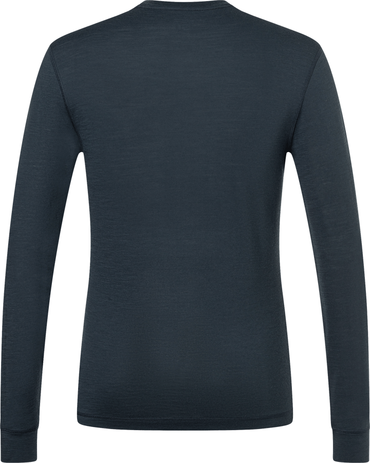super.natural Men's Sierra140 Long Sleeve Blueberry super.natural