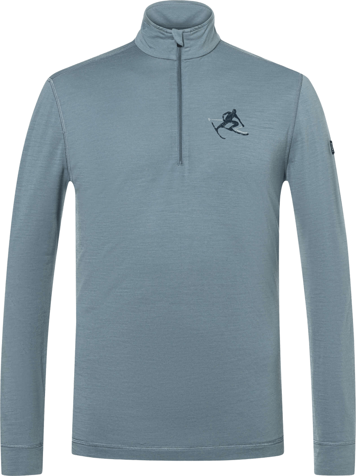 super.natural Men's Tundra175 Toni Zip 1/4 Stormy Weather/blueberry/f. Grey super.natural