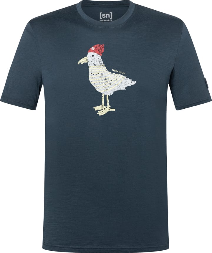 super.natural Men's Johnny Tee Blueberry/various super.natural