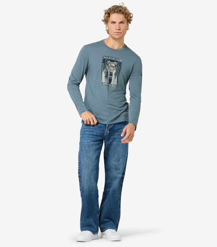 super.natural Men´s Triple Ski Long Sleeve Stormy Weather/various super.natural
