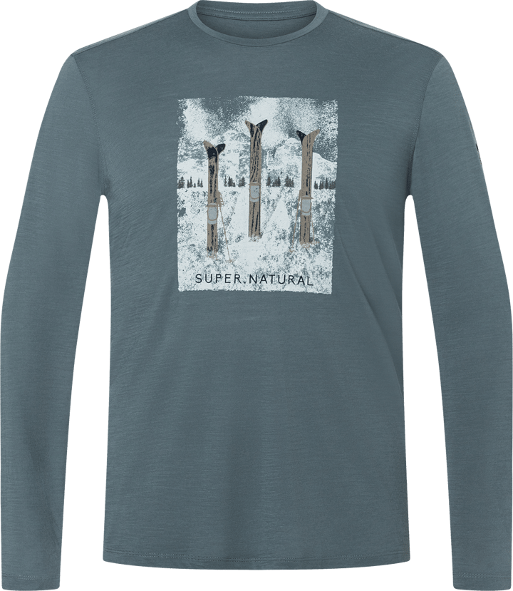 super.natural Men´s Triple Ski Long Sleeve Stormy Weather/various super.natural