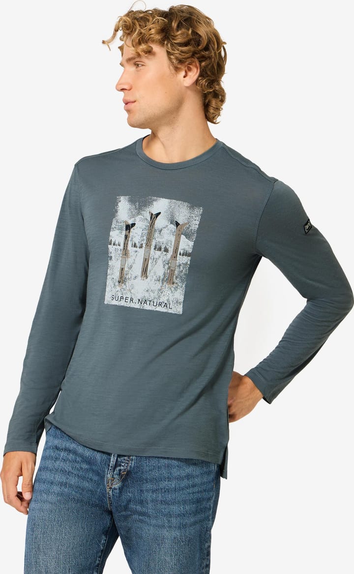super.natural Men´s Triple Ski Long Sleeve Stormy Weather/various super.natural