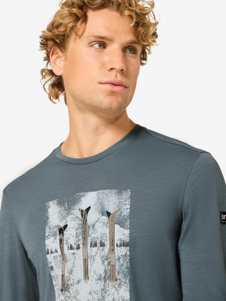 super.natural Men´s Triple Ski Long Sleeve Stormy Weather/various super.natural